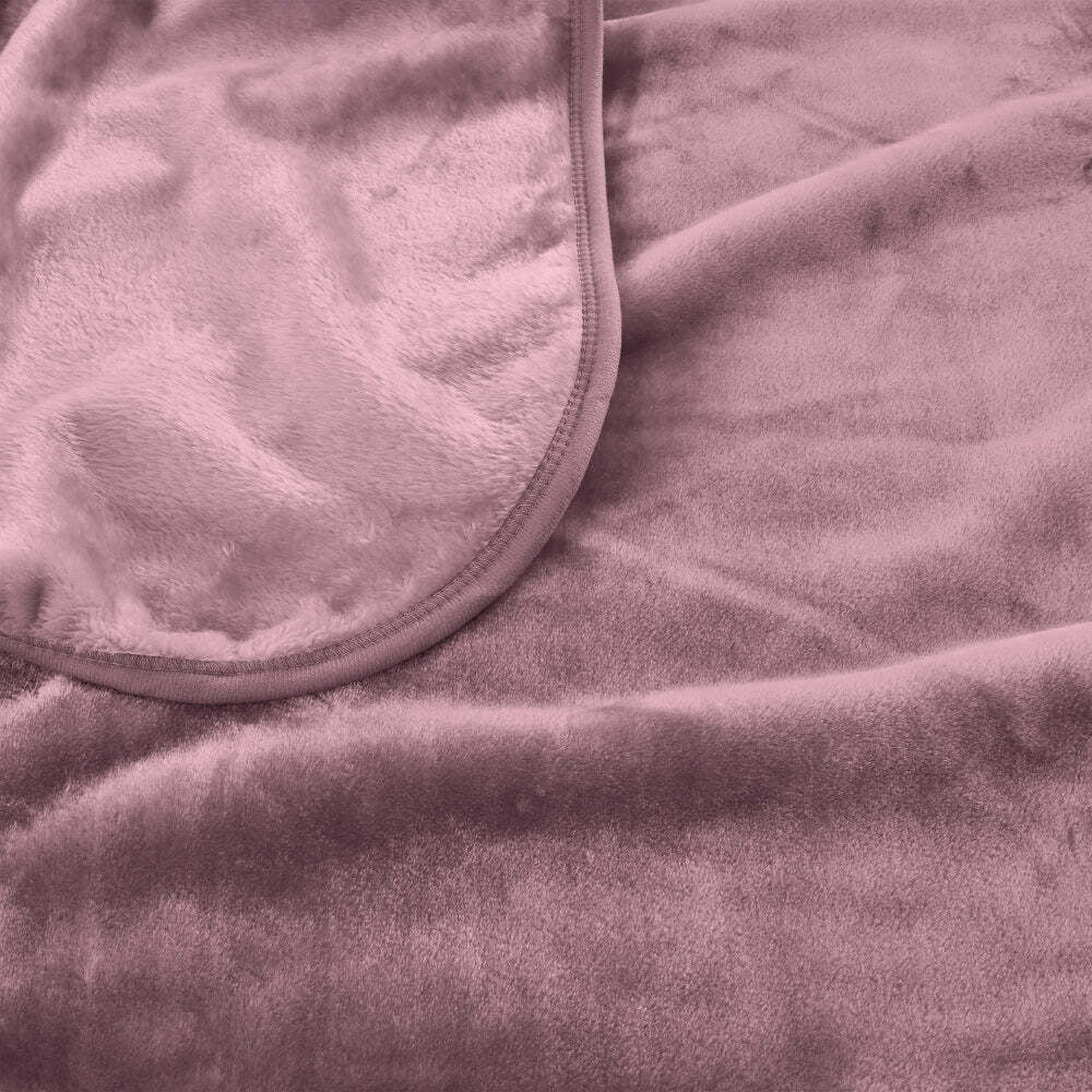 QB Mink Blanket 4.2kg 220X240cm Grape - Image 3