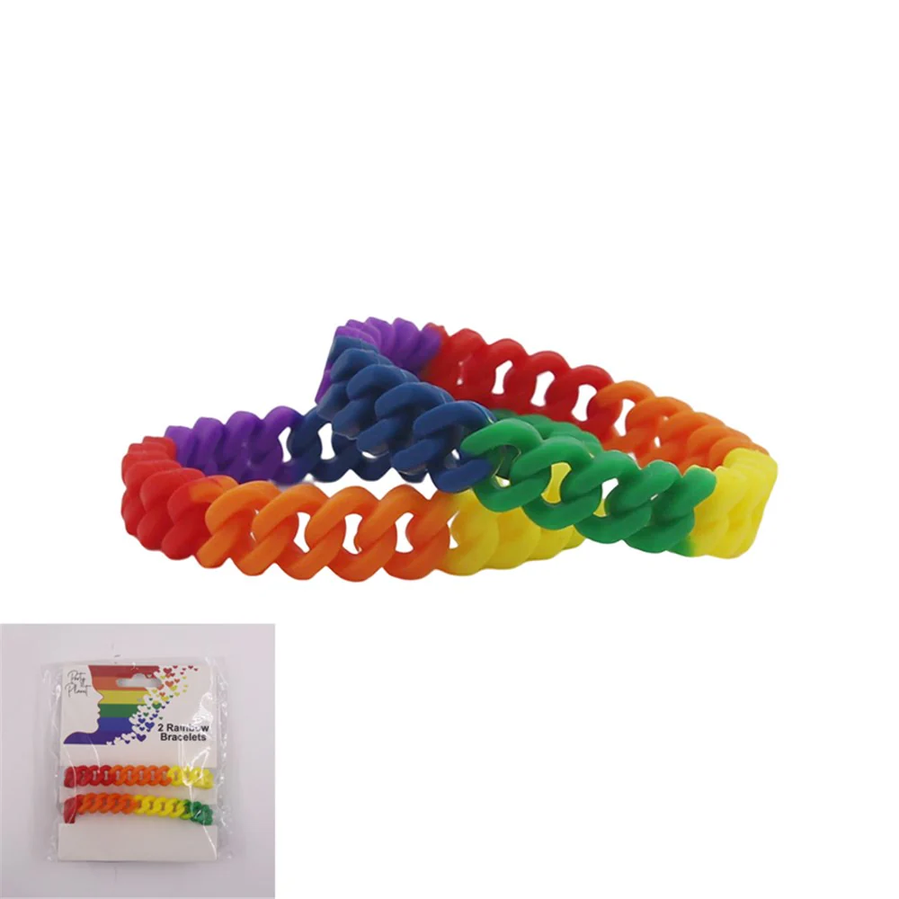 Rainbow Bracelet 2Pk