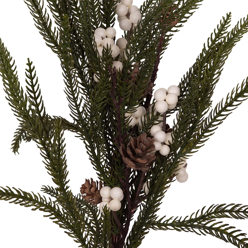 Real Touchfraser Fir Whiteberry Stem 61cm - Image 2