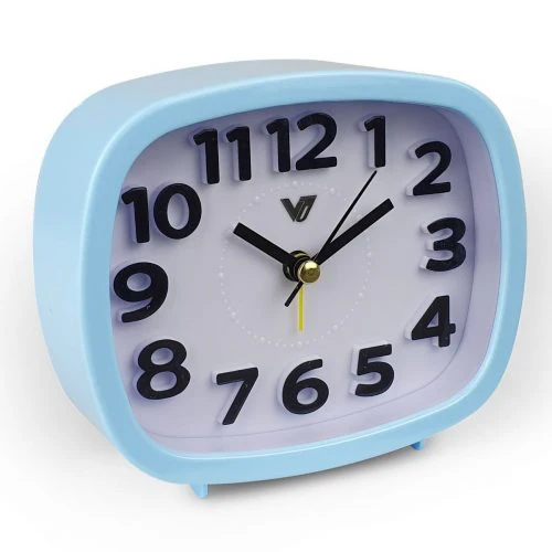 Rectangle 3D Number Alarm Table Clock With Light 12x10x4cm Assorted - Image 4