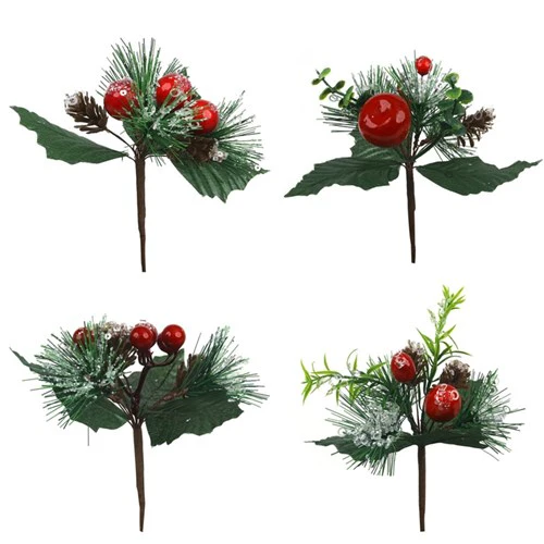 Red Berry Picks 4 assorted 16cm