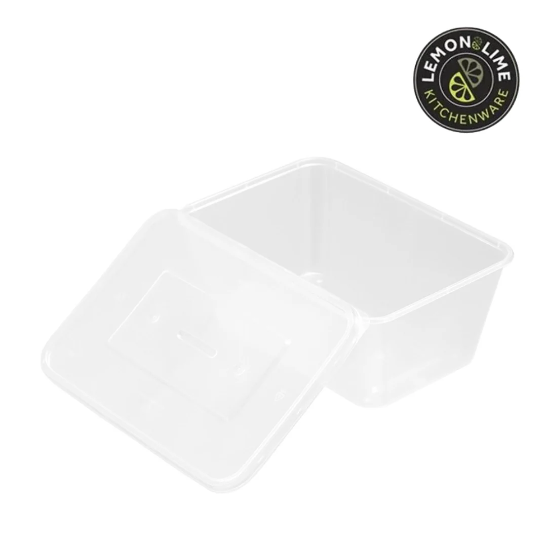 Reusable Food Container Rect & 1L 10Pk Leon Lime - Image 5