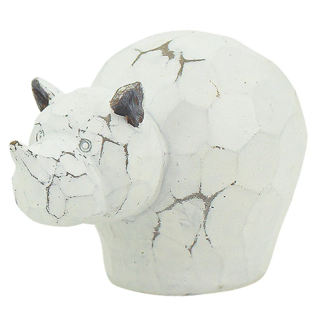 Rhino Family White 8cm