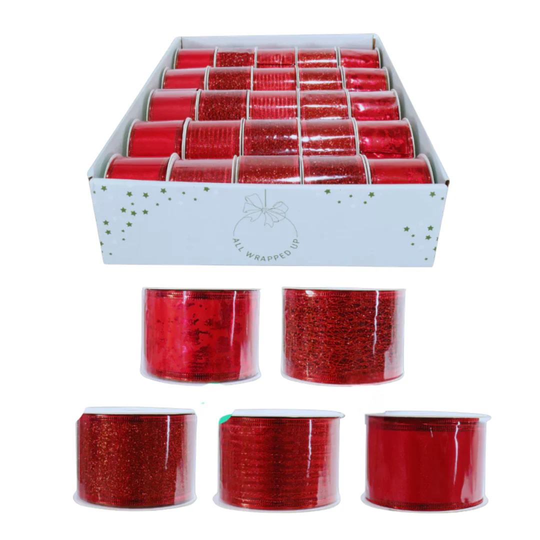 Ribbon 50mmx2.7m Red
