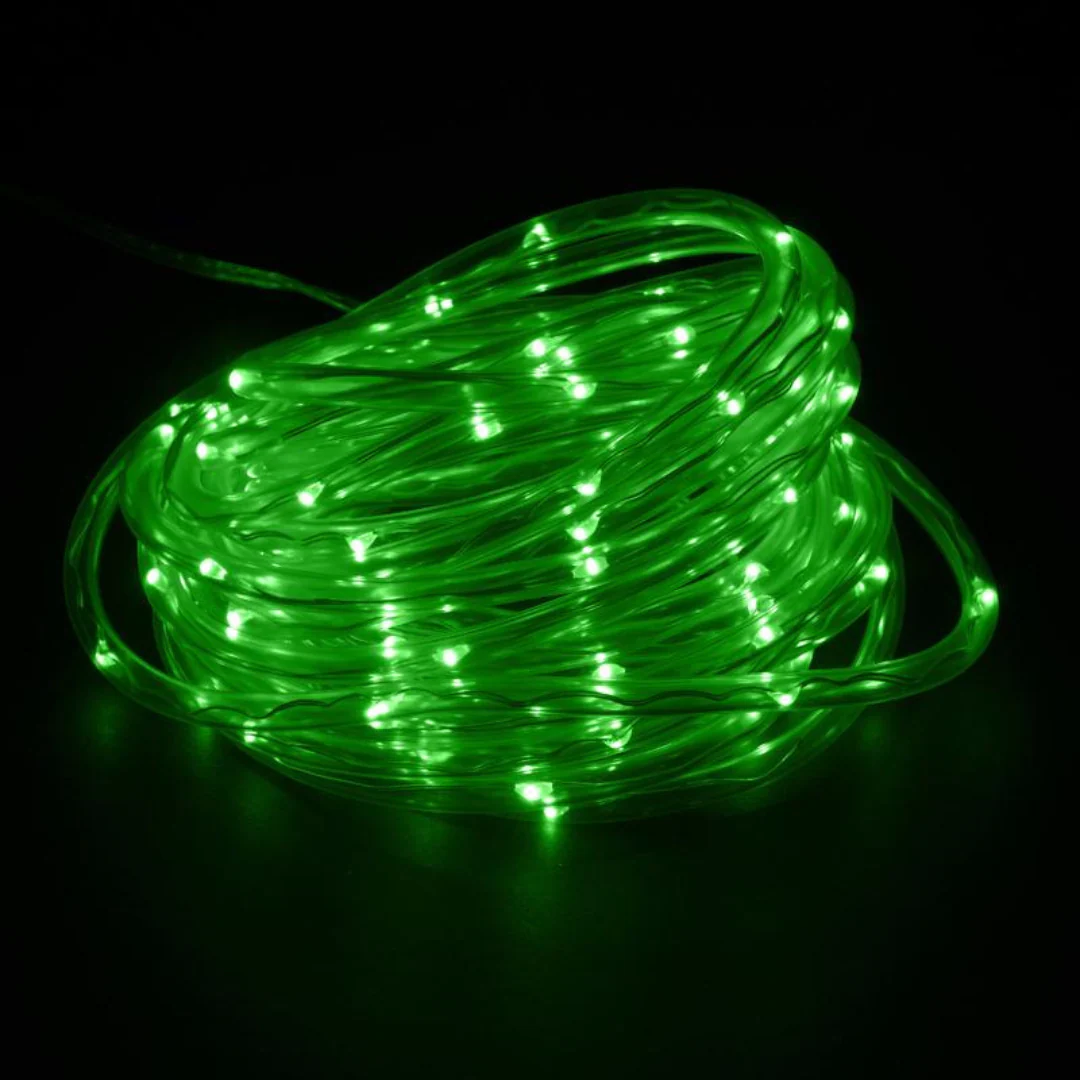 Rope Light Solar 100 LED Vivid Green - Image 3