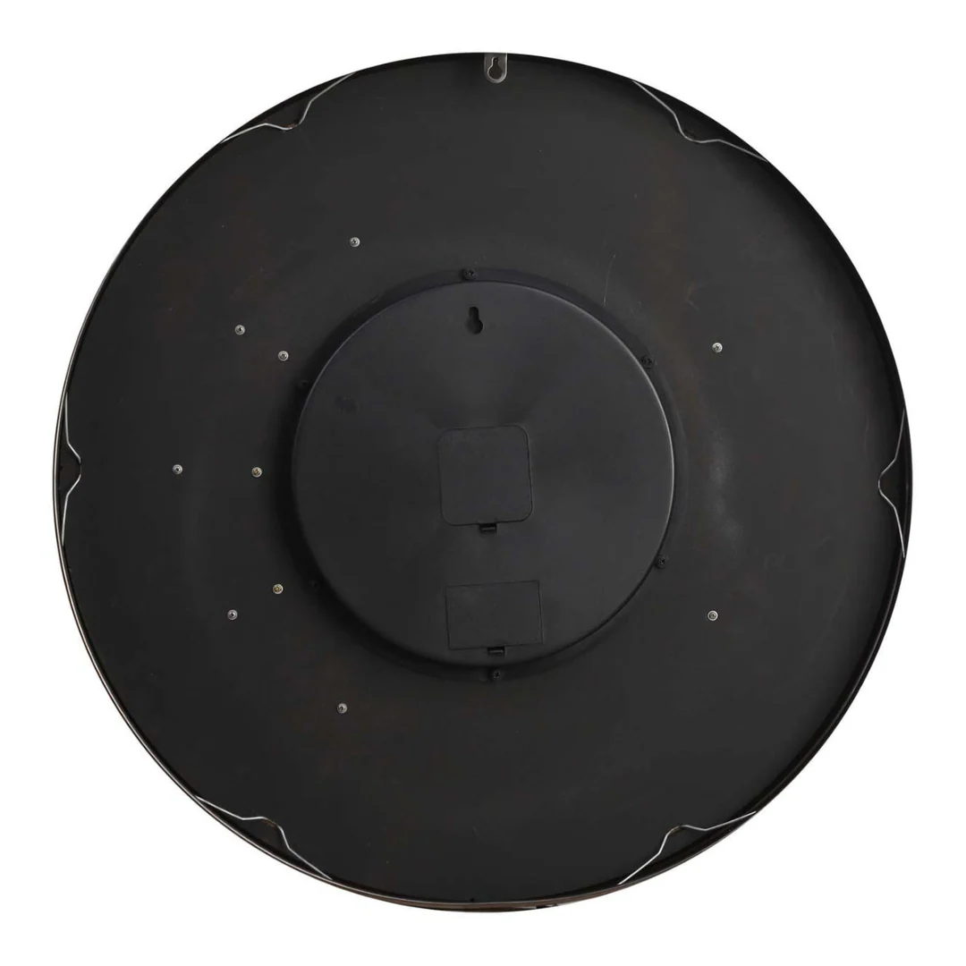 Round Lark Industrial Exposed Gear Movement Wall Clock 62cm Silver Wash - Image 7