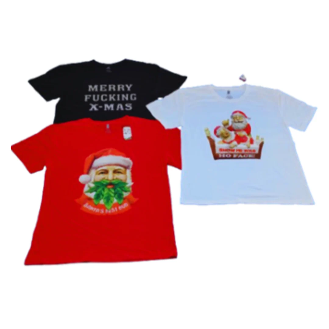 Rude Xmas Rude T-Shirt Assorted Colours