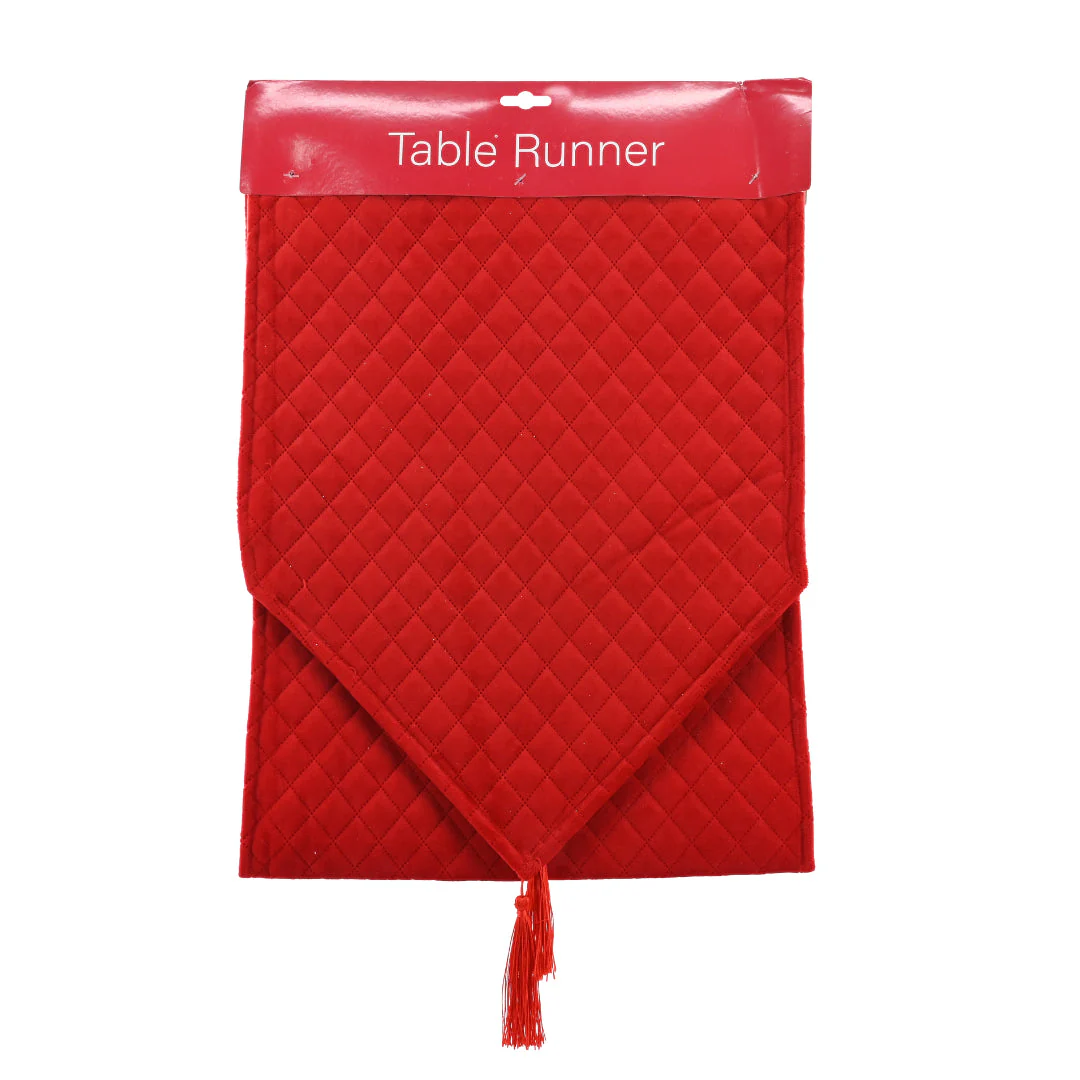 Runner Velveteen Quilted 180cm Assorted - Image 2