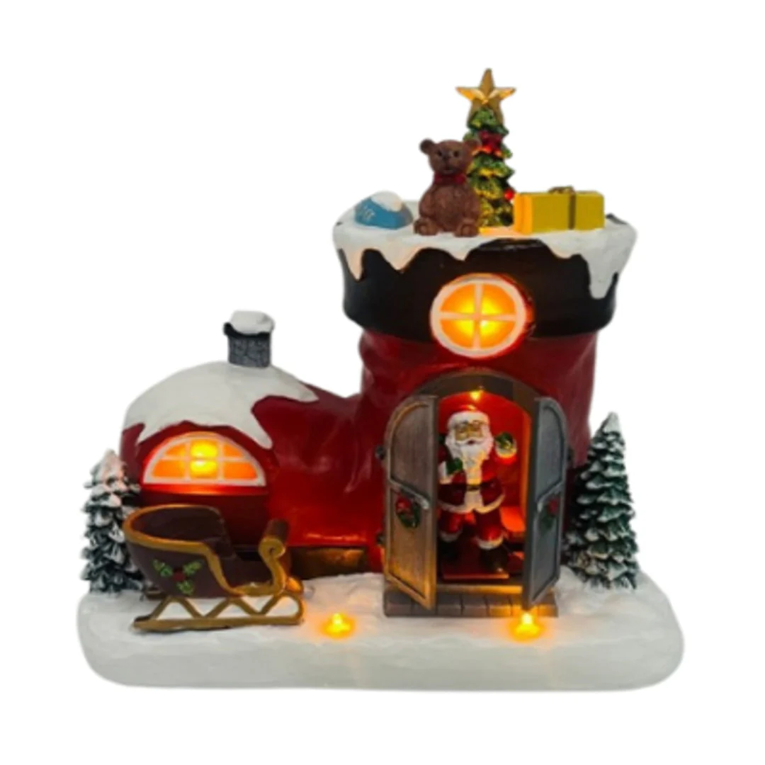 Santa In Boot 23cm