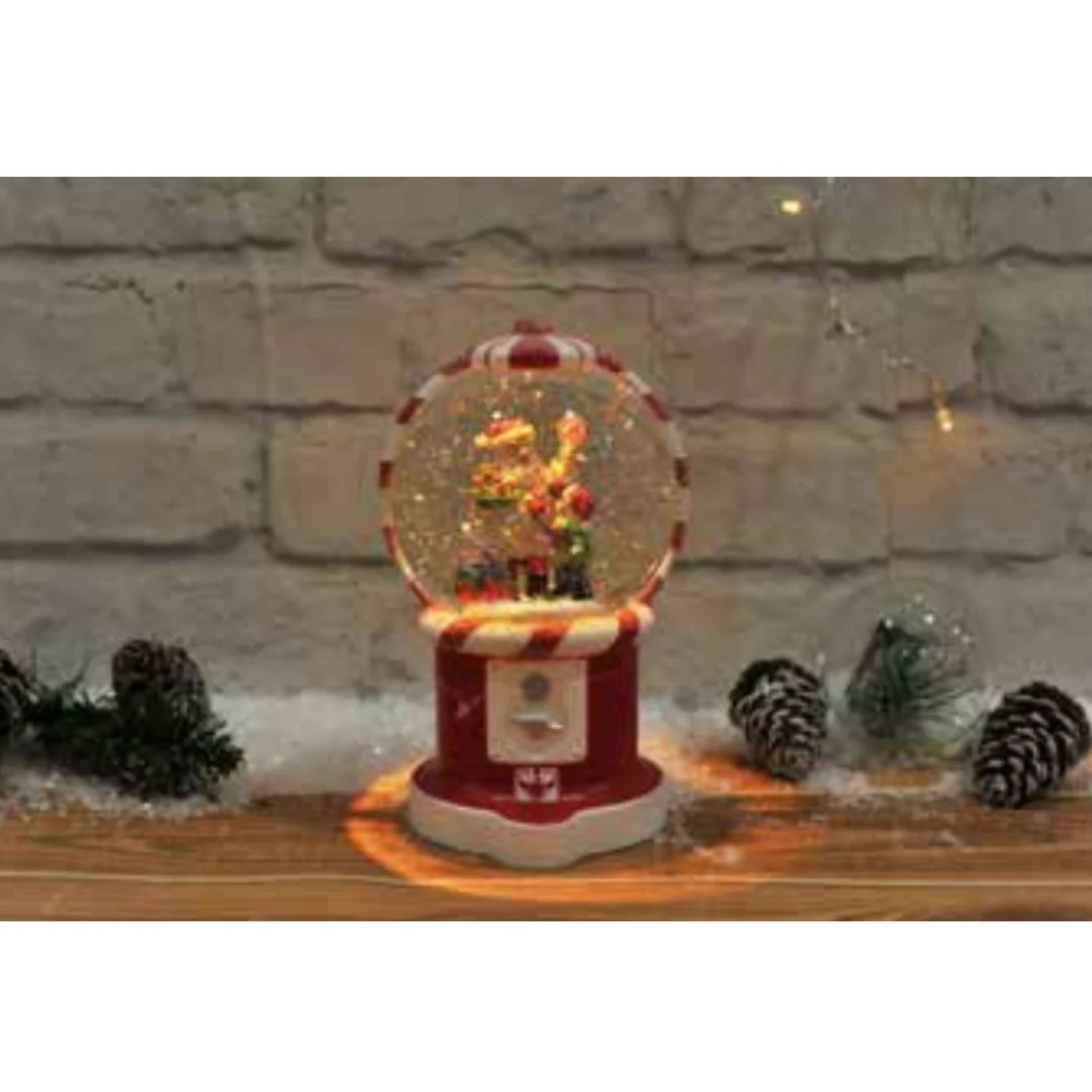 Santa In Gumball Machine Glitter Swirl - Image 2