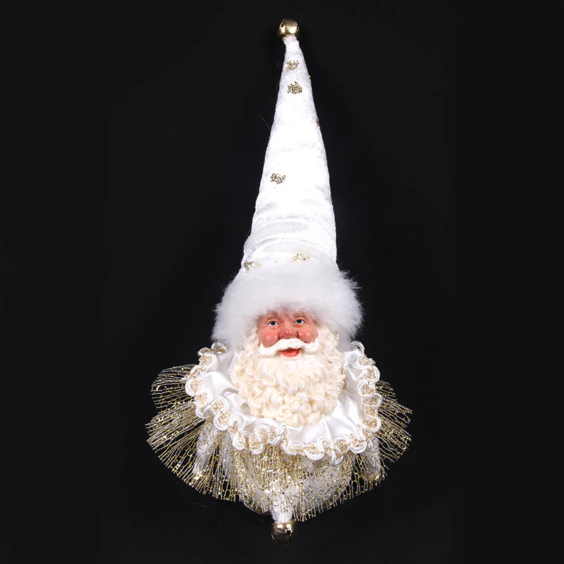 Santa Lux Ornament Ivory and Gold 30cm