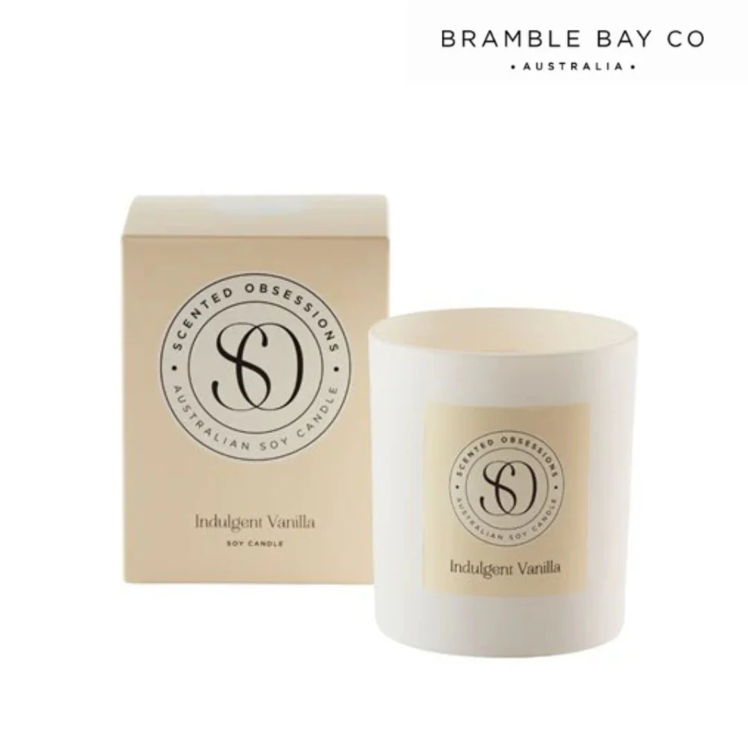 Scented Obsessions Candle Vanilla and Caramel 300g - Image 2