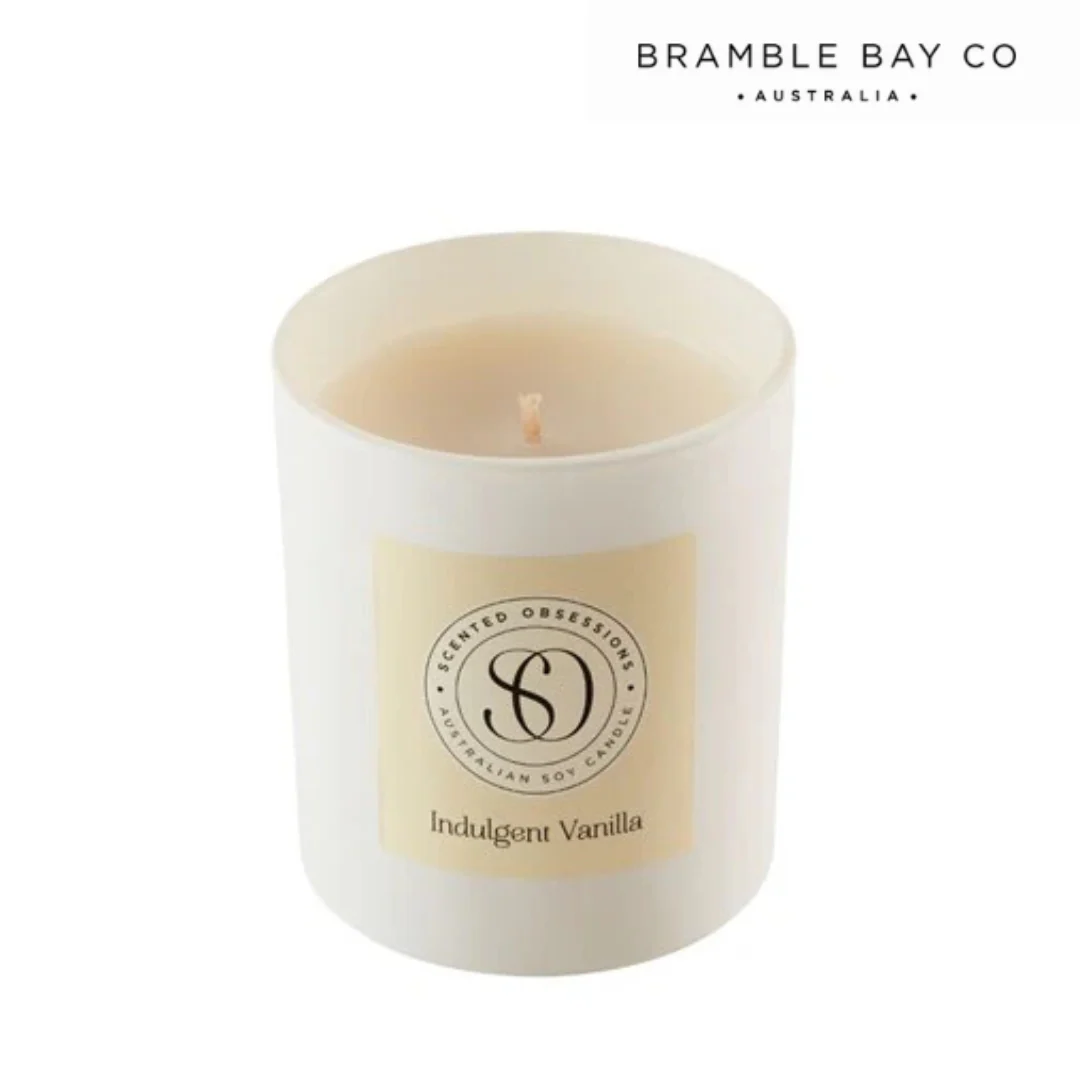 Scented Obsessions Candle Vanilla and Caramel 300g - Image 3