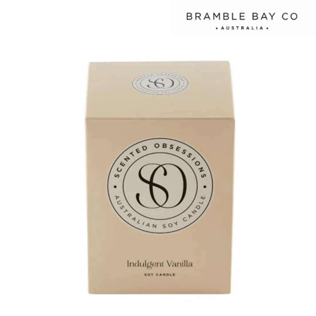 Scented Obsessions Candle Vanilla and Caramel 300g - Image 4