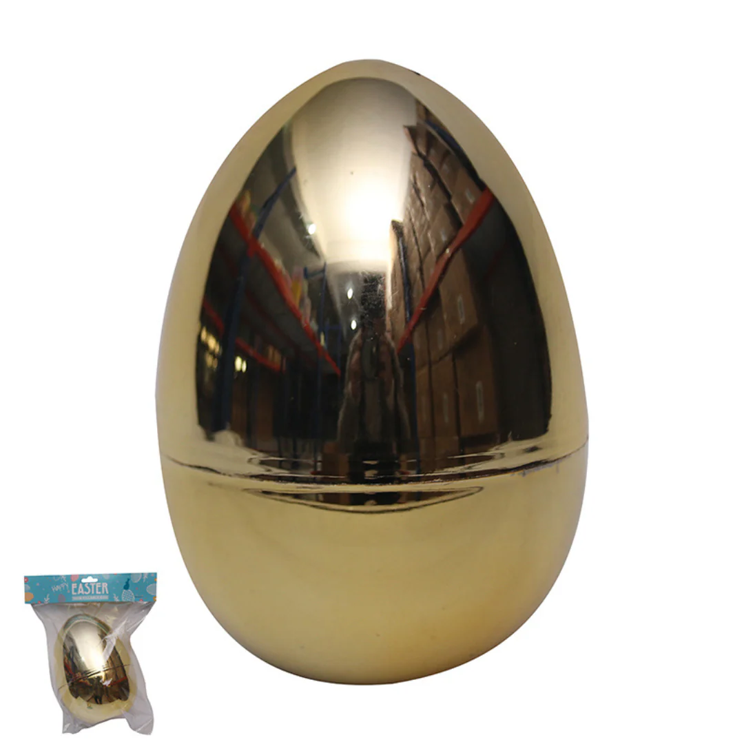 Gold Plated Screw Top Fillable Egg15Cm