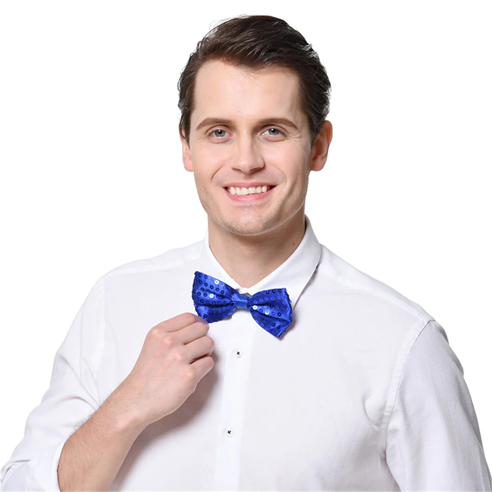 SEQUIN BOWTIEBLUE