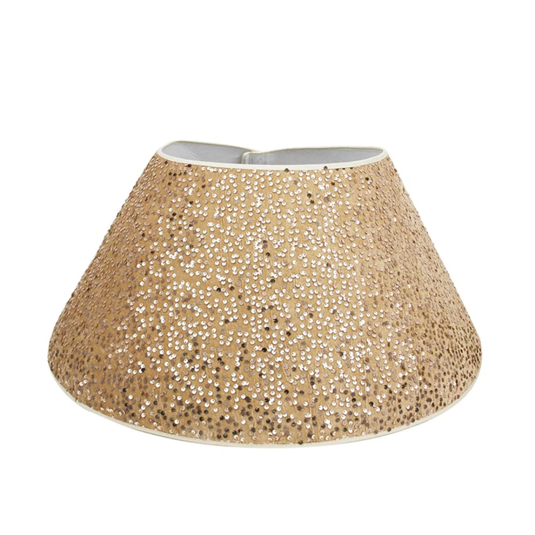 Sequin Tree Collar Bottom 62x33cm Champagne - Image 3