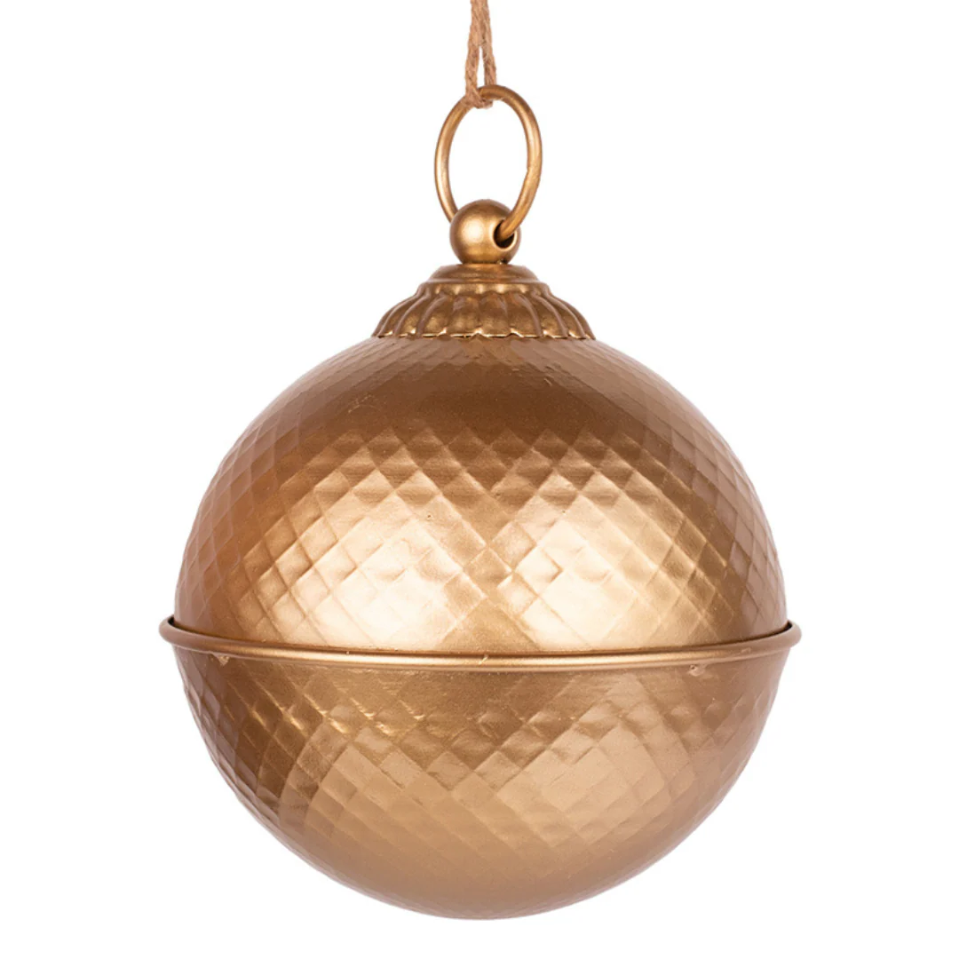 Shiny Gold Metal Bell 17.5cm - Image 2