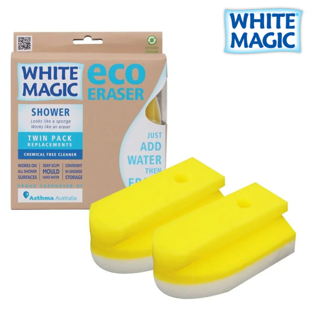 White Magic Shower Eraser Replacement (2 pack) Retail