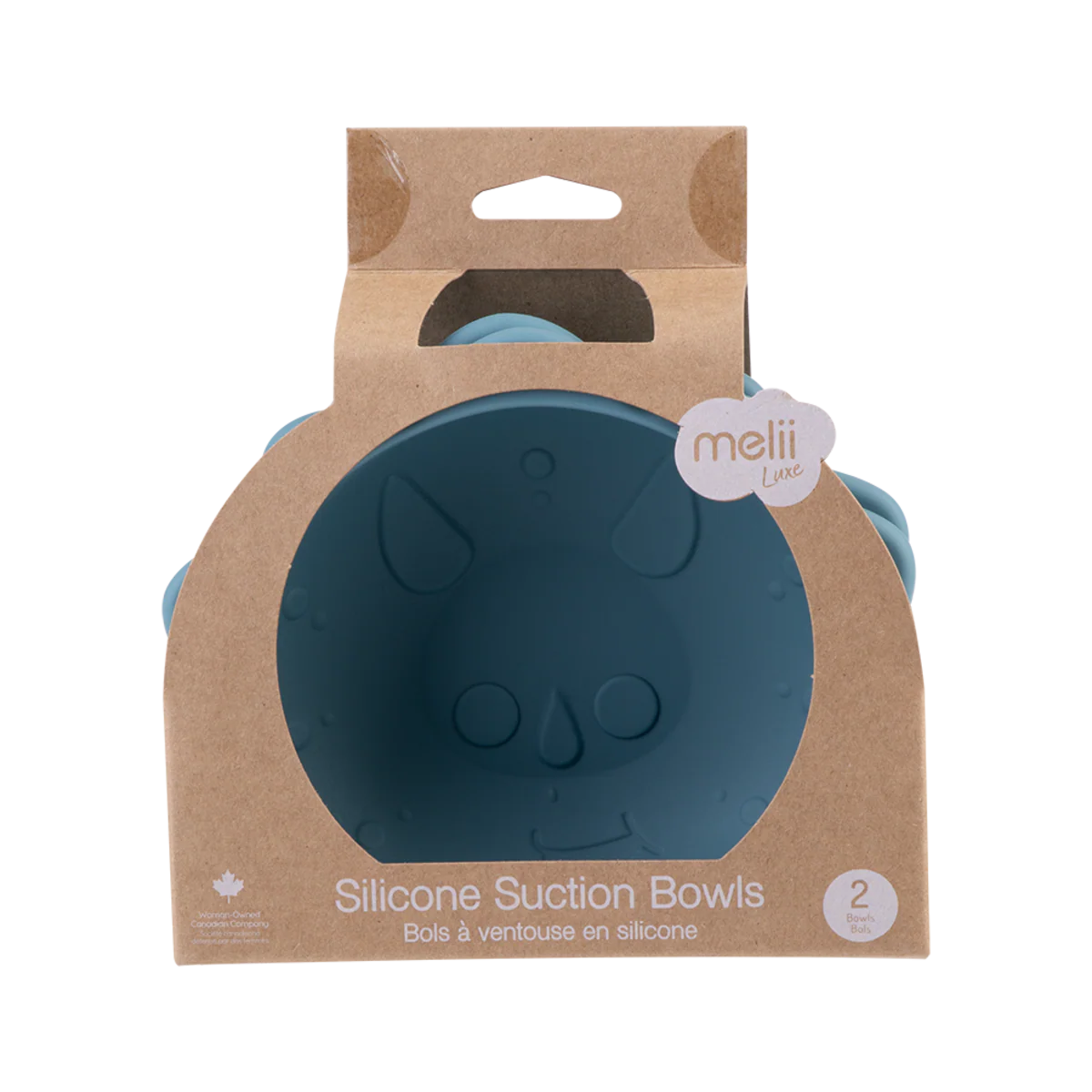 Melii Silicone Suction Bowls 2 Pack Dinosaur - Image 3