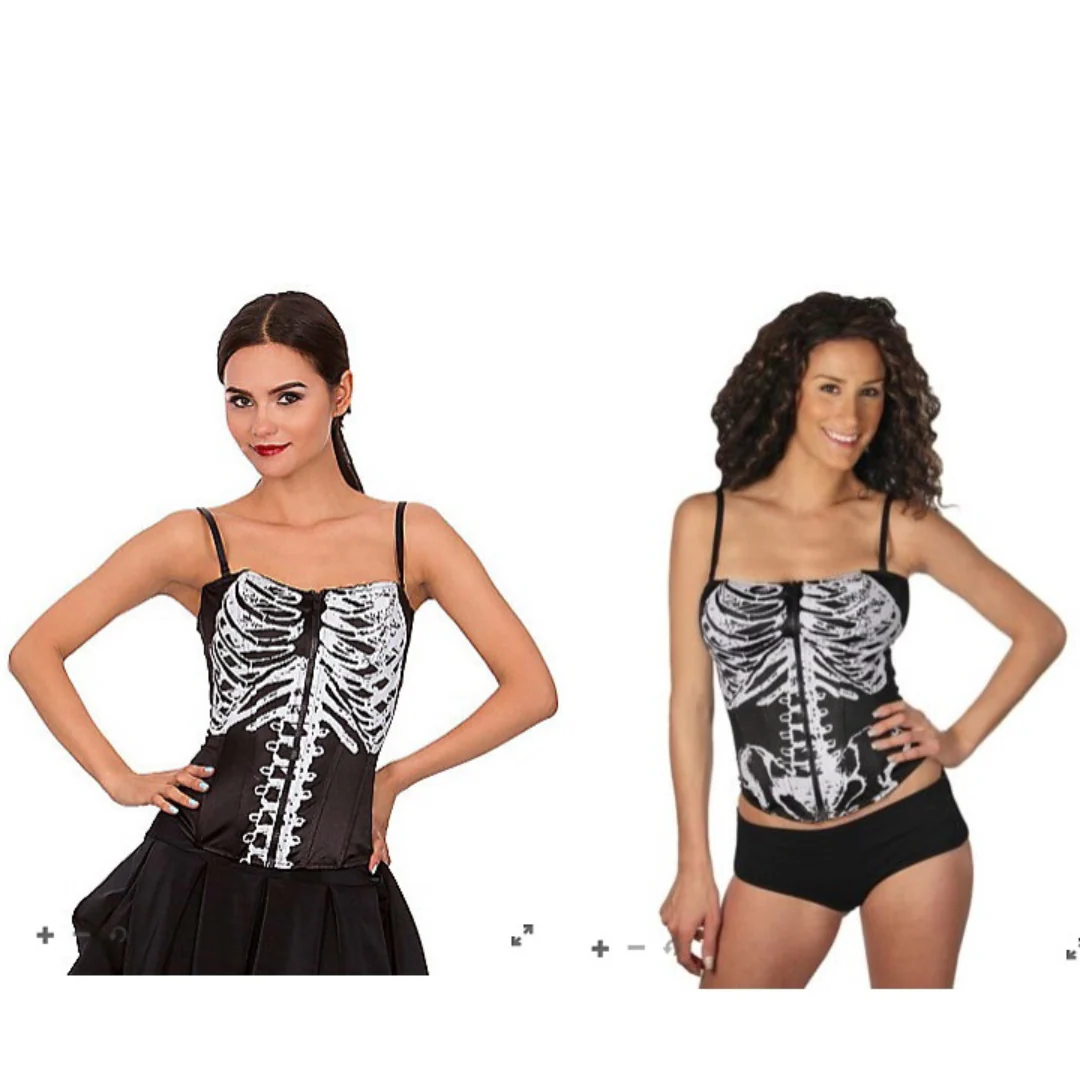 Skeleton Corset Ladies 2 Asstd