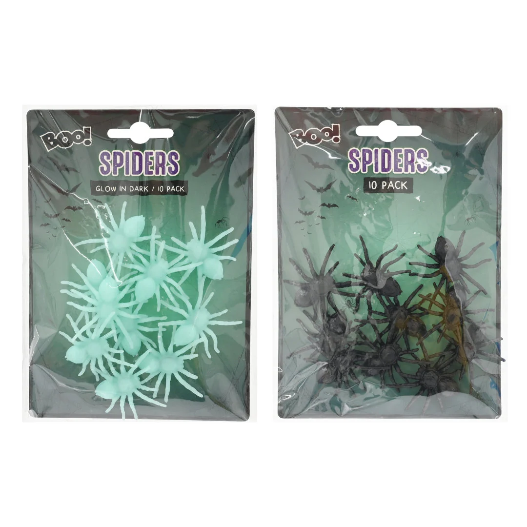 Small Spiders 10pk Assorted