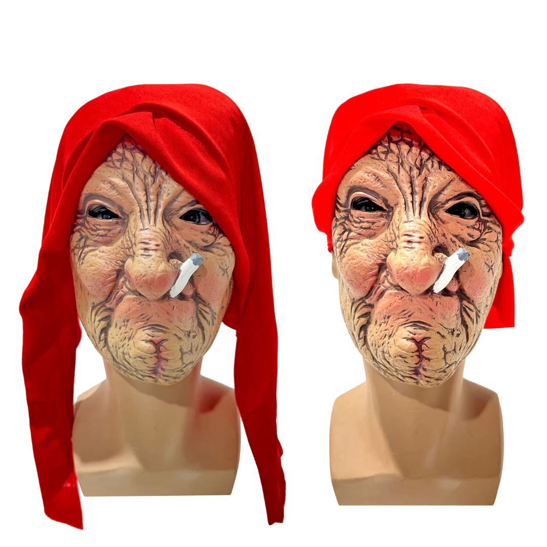 Smoking Latex Mask