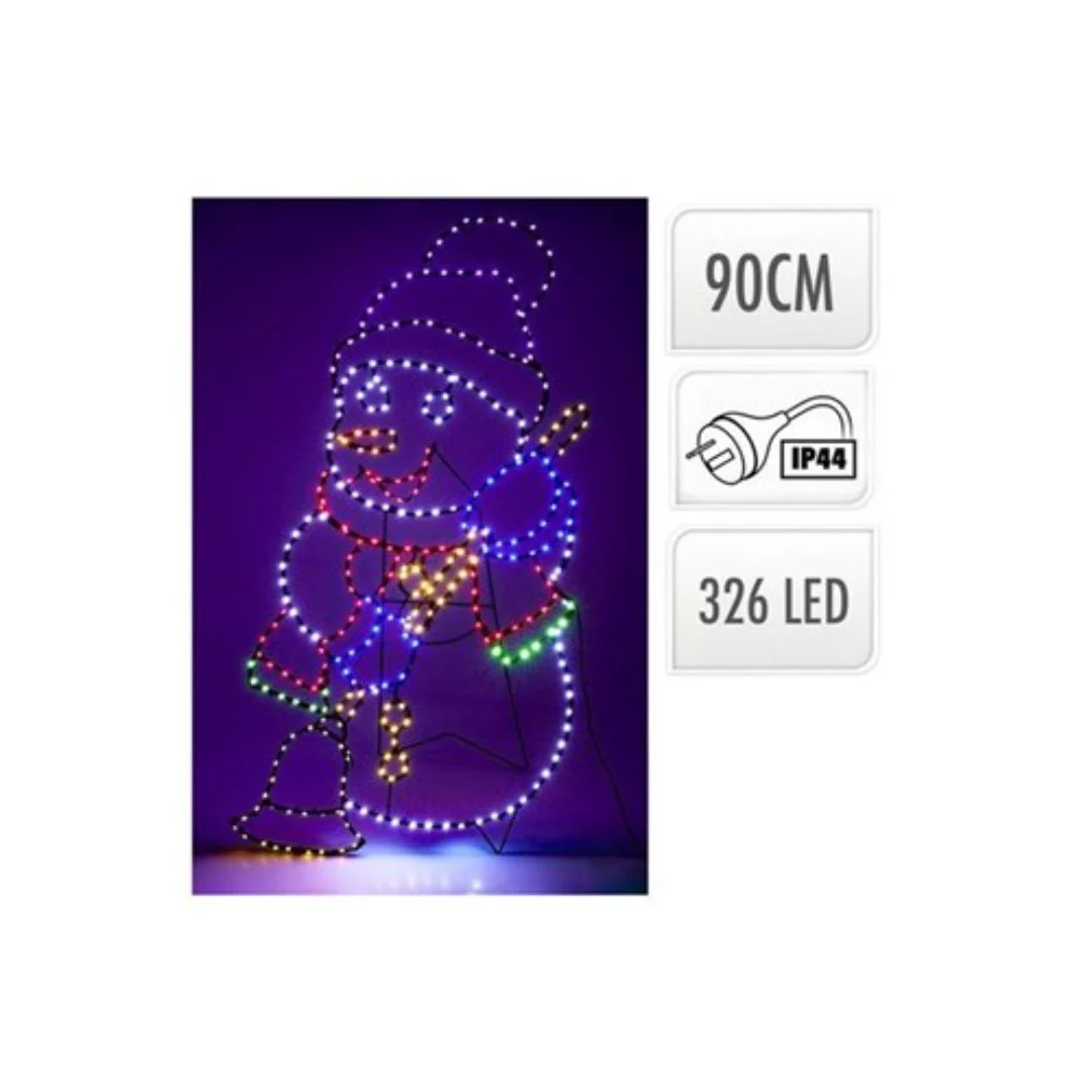 Snowman 90cm 326Led Ip44