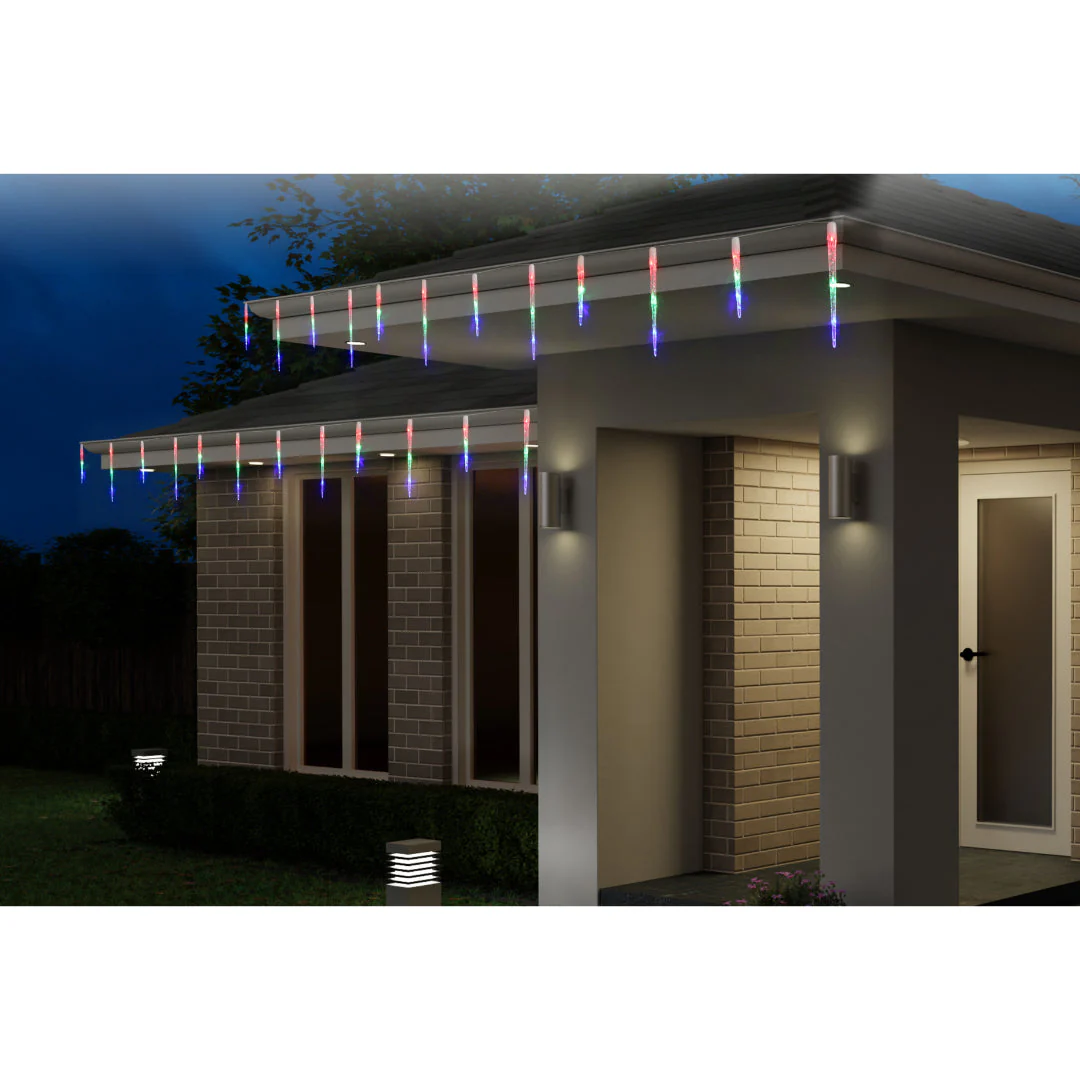 Solar Icicle Tube Lights 24pk Assorted - Image 6