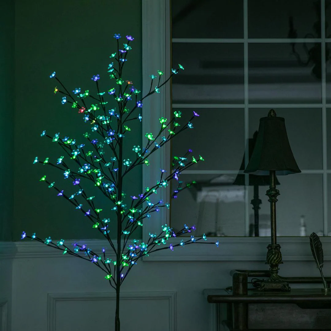 Solar LED Blossom Tree 180cm 200L Colour Change - Image 7