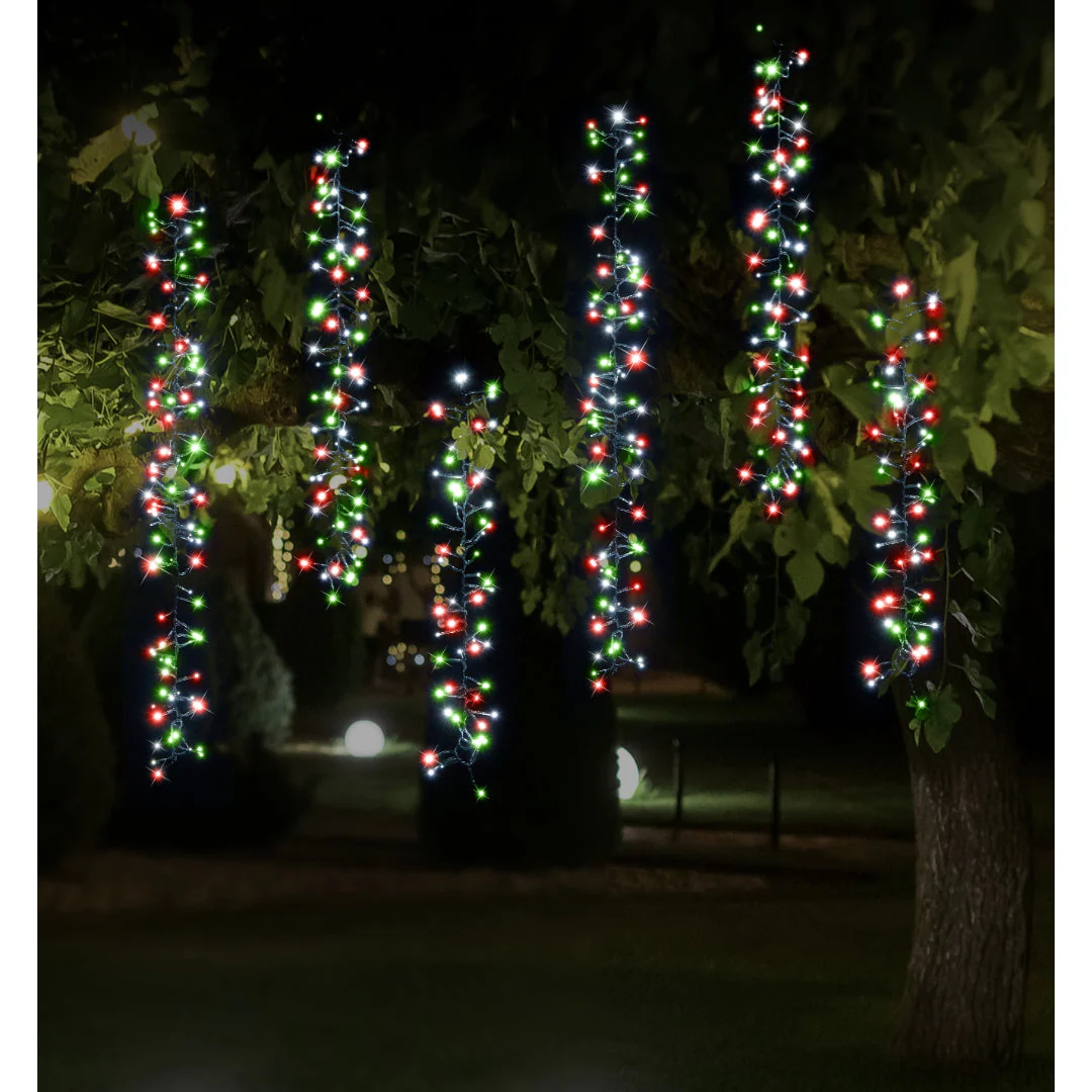 Solar LED Tree Clusters 480 10m Christmas - Image 2