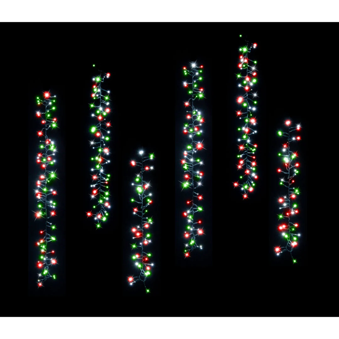 Solar LED Tree Clusters 480 10m Christmas - Image 3