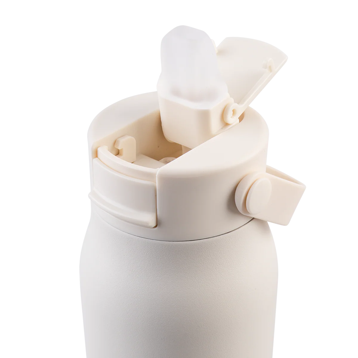 Oasis Sorrento Ceramic Lined Stainless Steel Double Wall Insulated Sipper Bottle 900ml Alabaster - Image 7