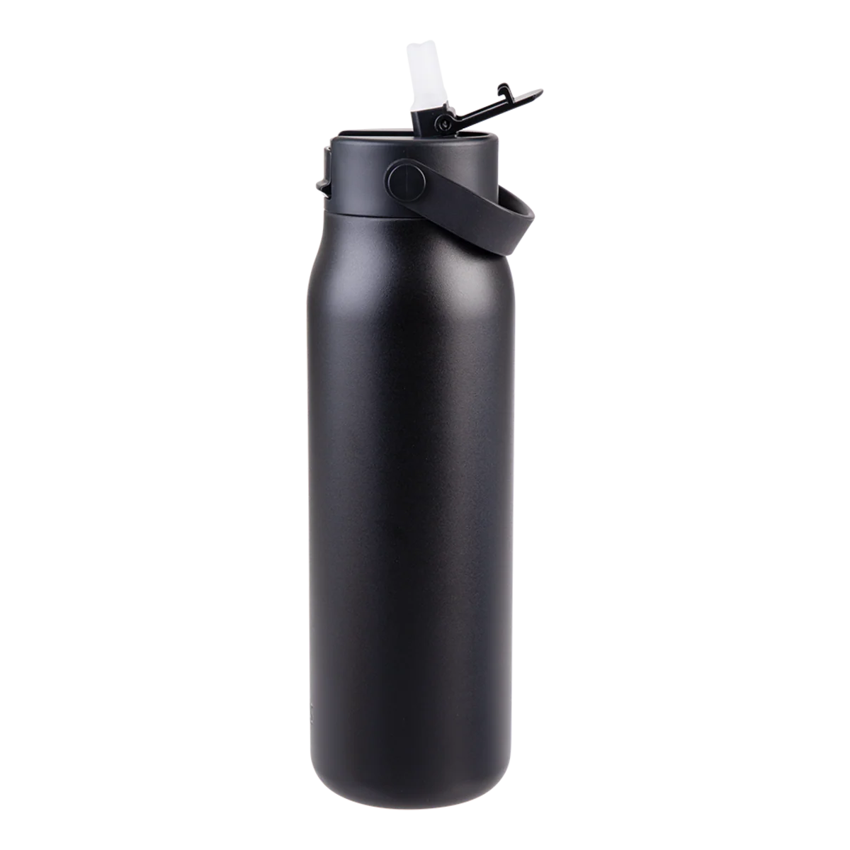 Oasis Sorrento Ceramic Lined Stainless Steel Double Wall Insulated Sipper Bottle 900ml Black - Image 3