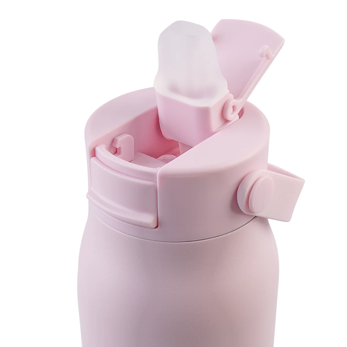 Oasis Sorrento Ceramic Lined Stainless Steel Double Wall Insulated Sipper Bottle 900ml Pink Lemonade - Image 7