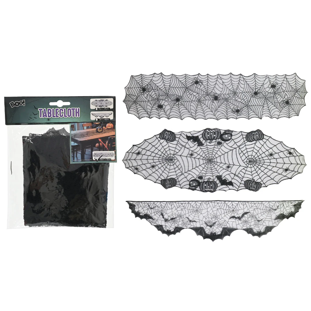 Spider Web Table Runner 1.85m x 32cm Assorted