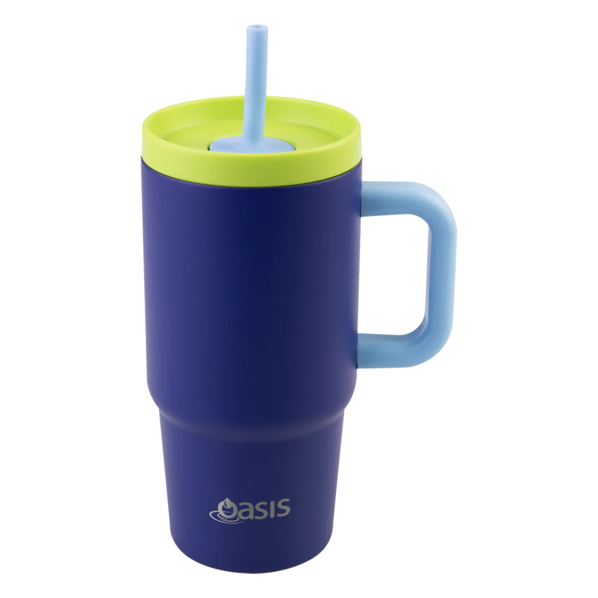 Oasis Stainless Steel Double Wall Insulated JNR Commuter Travel Tumbler 700ml Peacock Blue - Image 2