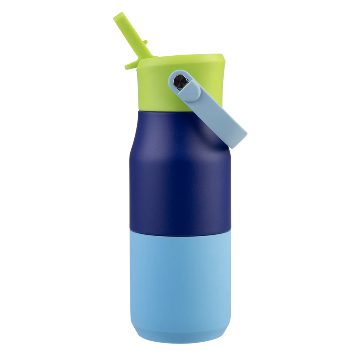 Oasis Stainless Steel Double Wall Insulated JNR Drink Bottle with Sipper 400ml Peacock Blue - Image 2