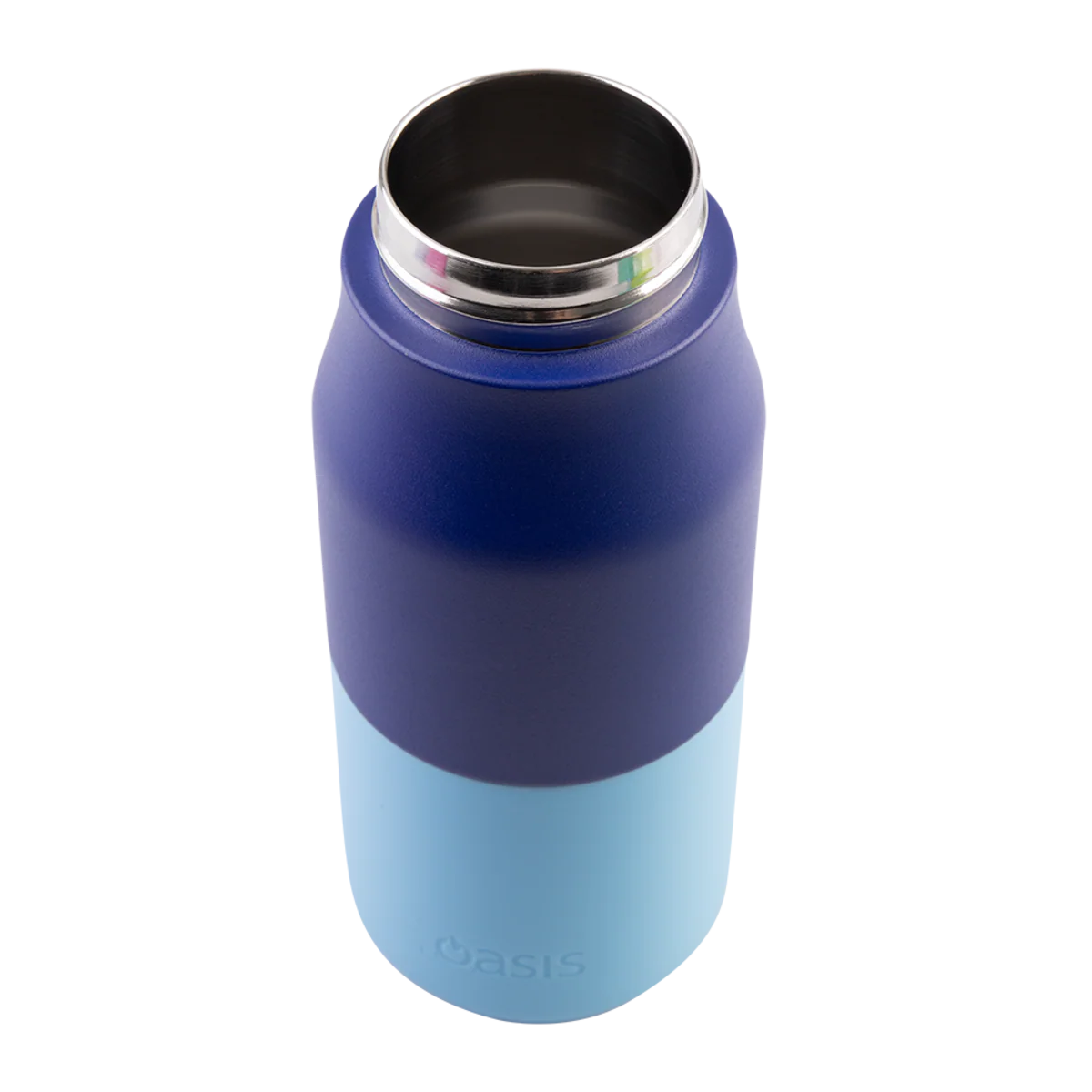 Oasis Stainless Steel Double Wall Insulated JNR Drink Bottle with Sipper 400ml Peacock Blue - Image 5