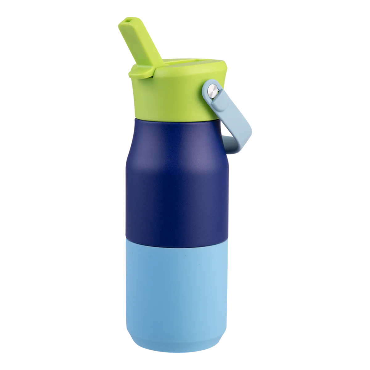 Oasis Stainless Steel Double Wall Insulated JNR Drink Bottle with Sipper 400ml Peacock Blue - Image 6