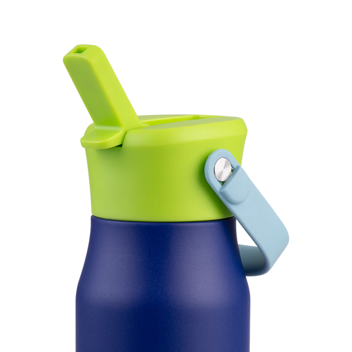 Oasis Stainless Steel Double Wall Insulated JNR Drink Bottle with Sipper 400ml Peacock Blue - Image 7