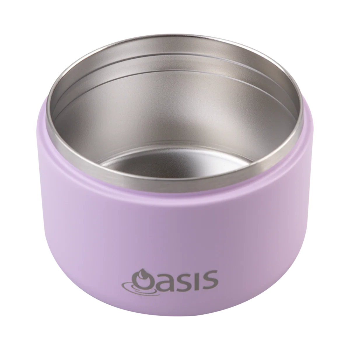 Oasis Stainless Steel Double Wall Insulated JNR Food Flask with Quick Release Lid 300ml Bubblegum Pink - Image 3