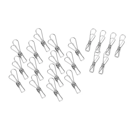 HANGIT STAINLESS STEEL PEGS 20PK 6CM - Image 3