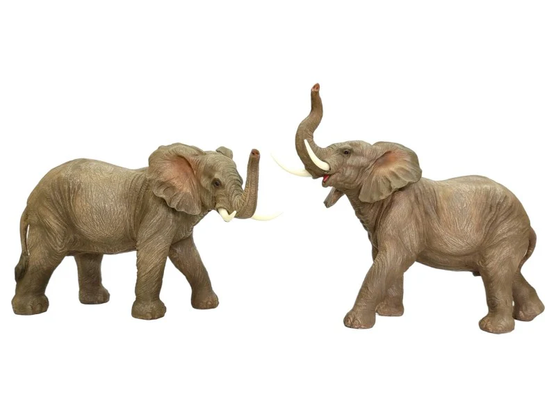 Standing Grey Elephant 2 Assorted 31cm