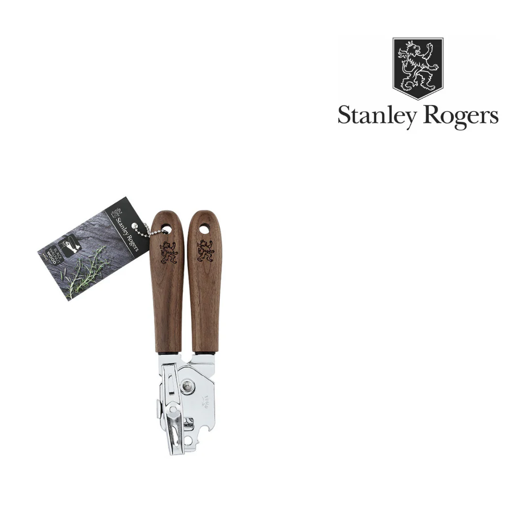 Stanley Rogers Walnut Can Opener Black