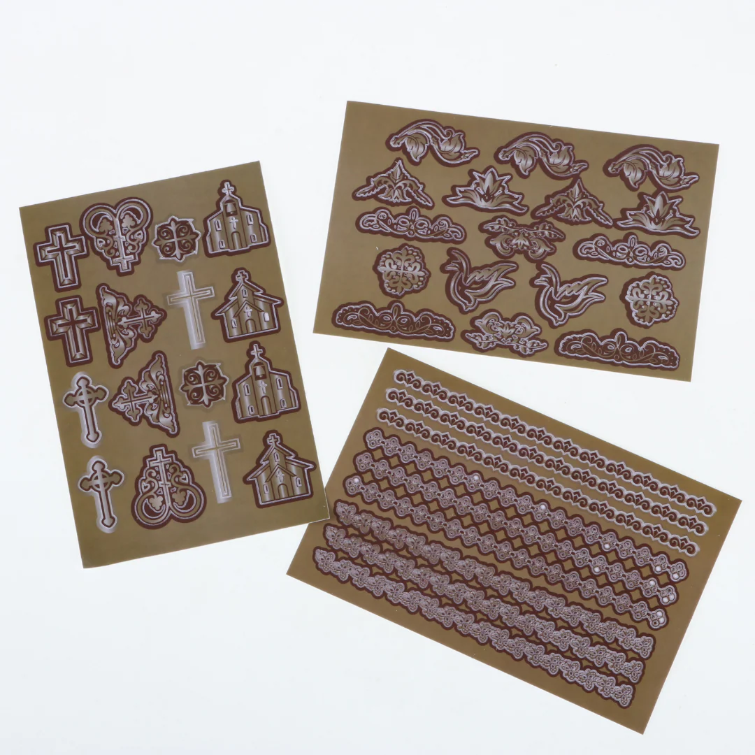Stickers Die Cut For Easter Eggs 8.5x13cm 1pk 3 Asstd - Image 2