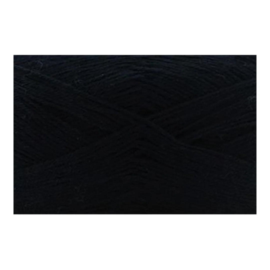 Super Soft Baby Acryl Yarn 420m 4ply 01 Black - Image 2