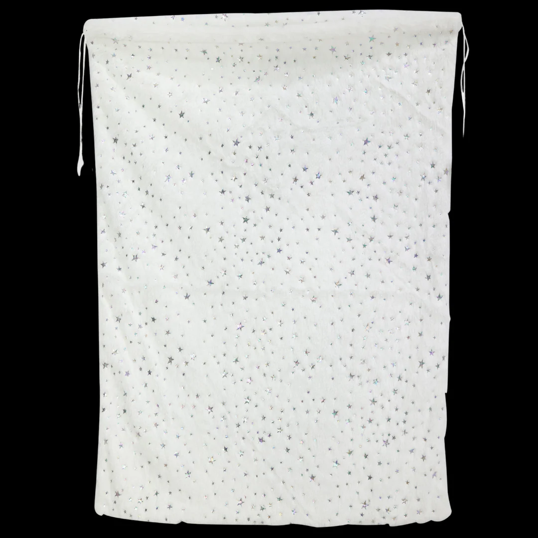 Super Soft Plush Sack Foil Stars 50X70Cm - Image 2