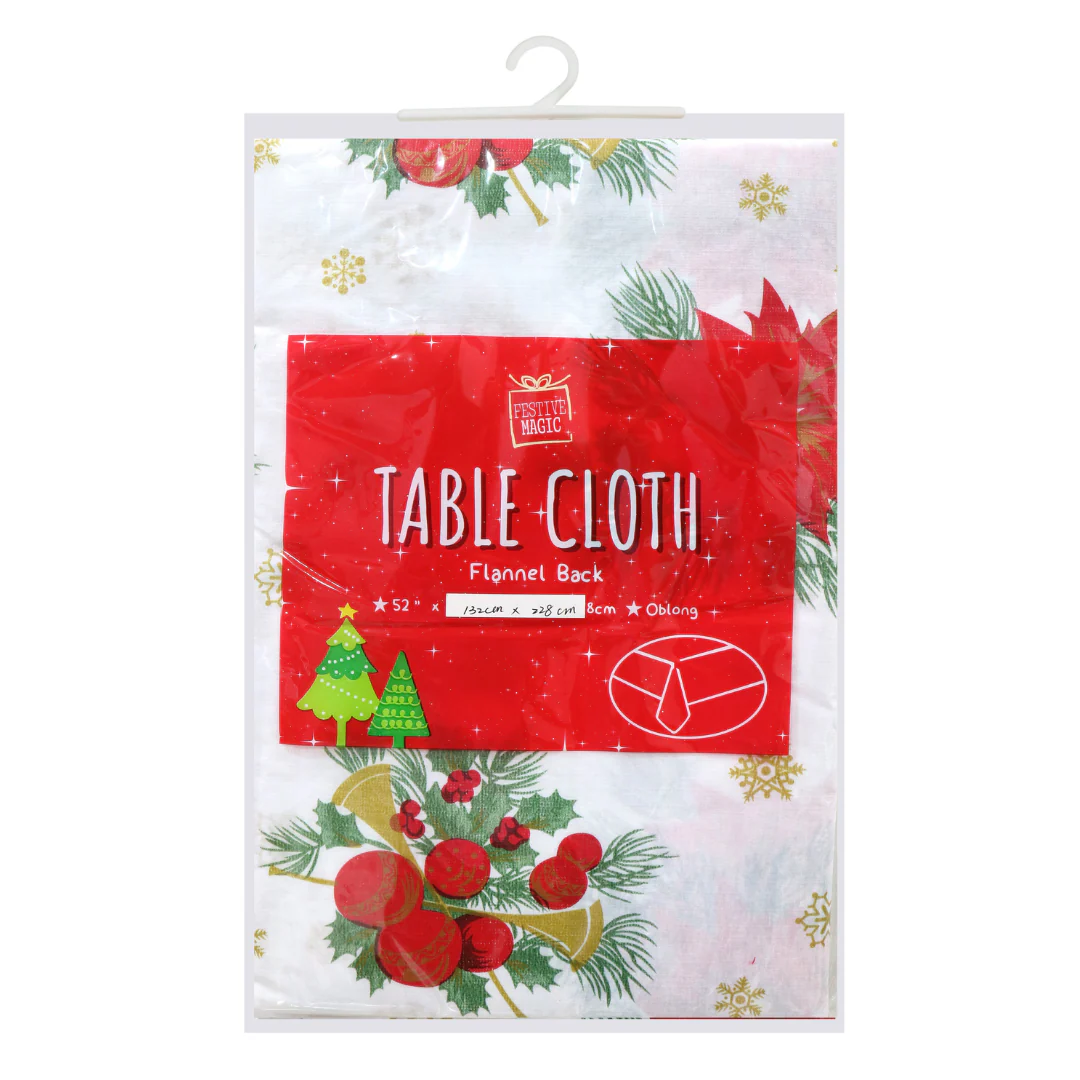 Tablecloth Peva Flannel Back Assorted - Image 3