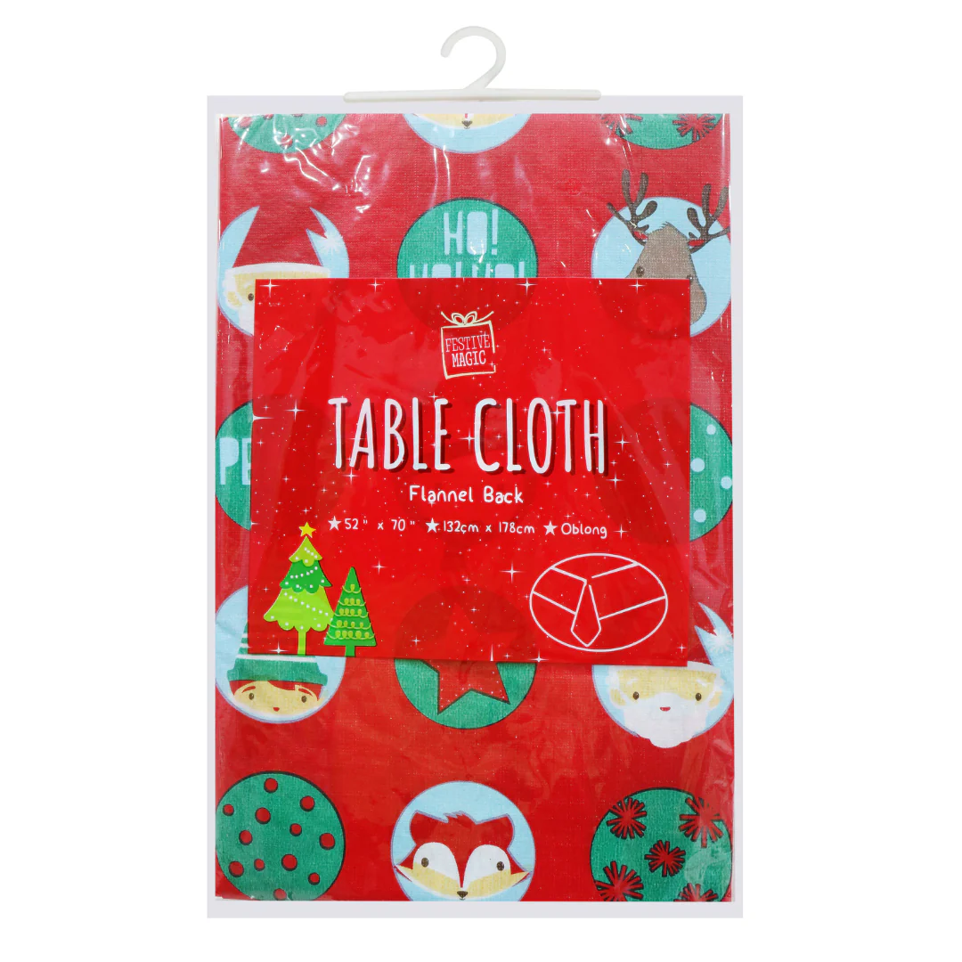 Tablecloth Peva Flannel Back Assorted - Image 5